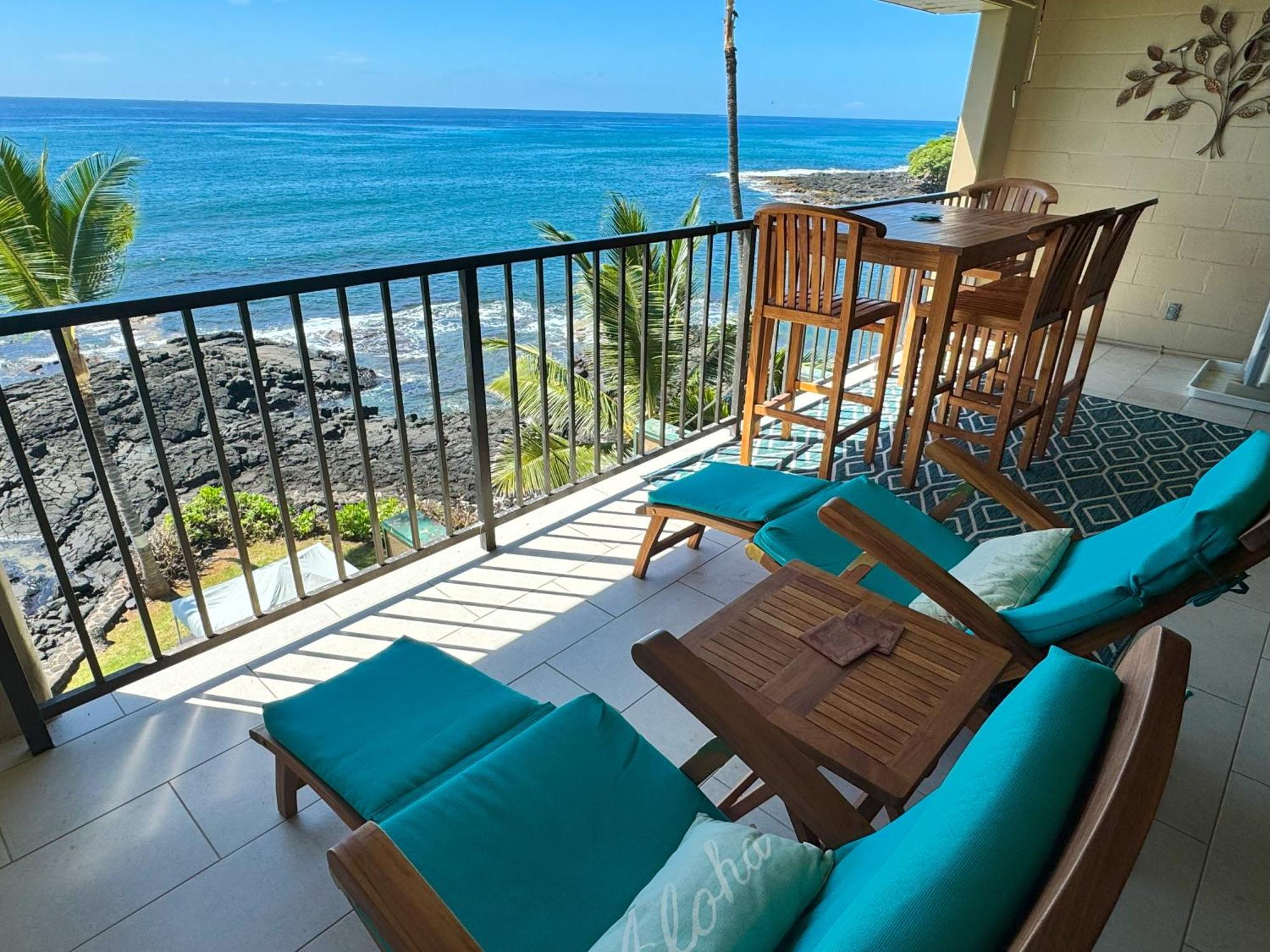 Oceanfront Luxury Condo Kailua-Kona Dış mekan fotoğraf
